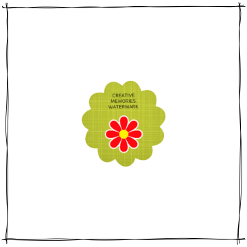 Doodle Black Square - CREATIVE MEMORIES