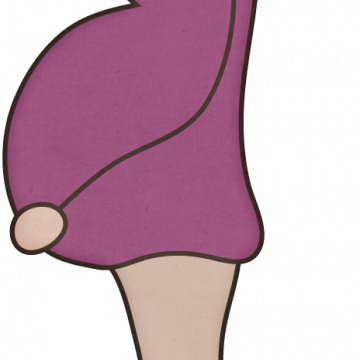 Pregnant Mom White Purple - CREATIVE MEMORIES