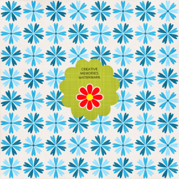 Blue Blossom White - CREATIVE MEMORIES