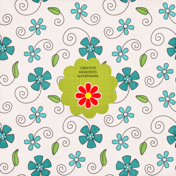 Blue Green Leaf - CREATIVE MEMORIES