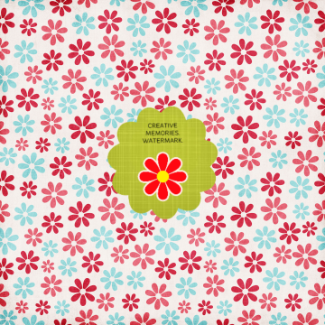 Blue Pink White - CREATIVE MEMORIES