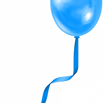 Blue Ribbon Balloon - CREATIVE MEMORIES