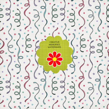 Celebrate Coloured Wallpaper - CREATIVE MEMORIES