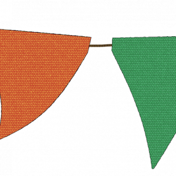 Green Red White Banner - CREATIVE MEMORIES