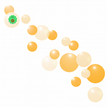 Orange Balloon Bubbles - CREATIVE MEMORIES