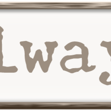 Mr Mrs Word Always - CREATIVE MEMORIES - WEDDINGS