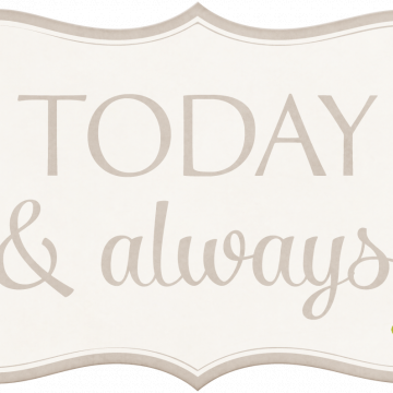 Wedding Story Brown Word Art Today And Always - CREATIVE MEMORIES