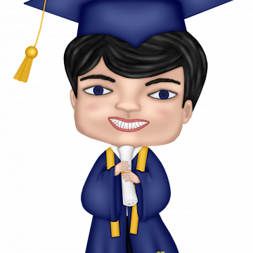 Blue Grad Boy - CREATIVE MEMORIES