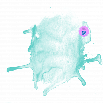 Blue Brush Splash - CREATIVE MEMORIES