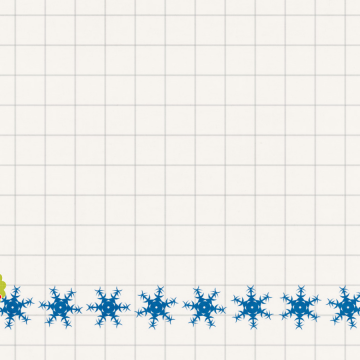 Blue Snowflakes Line - CREATIVE MEMORIES