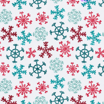 Colorful Snowflakes Page - CREATIVE MEMORIES