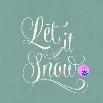 Let It Snow Blue Let It Snow Blue - CREATIVE MEMORIES