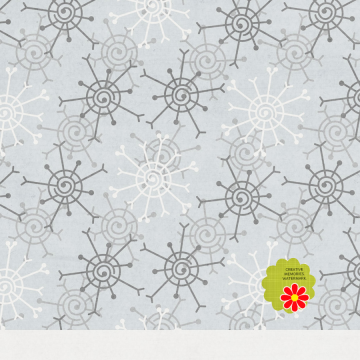 Silver Snowflakes Page - CREATIVE MEMORIES
