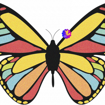 Butterfly Colourful Wings - CREATIVE MEMORIES