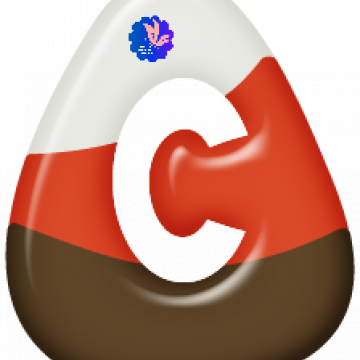 Lowercase C Candy Corn - CREATIVE MEMORIES