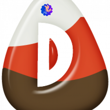 Capital D Candy Corn - CREATIVE MEMORIES