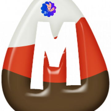 Capital M Candy Corn - CREATIVE MEMORIES