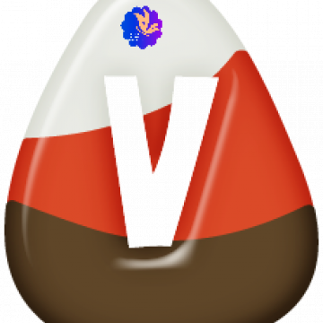 Capital V Candy Corn - CREATIVE MEMORIES