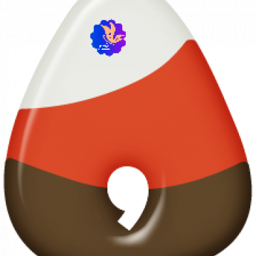 Comma Candy Corn - CREATIVE MEMORIES