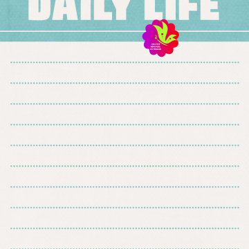 Daily Life. Blue Lines - CREATIVE MEMORIES