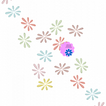 Daisy Flower Scatter - CREATIVE MEMORIES