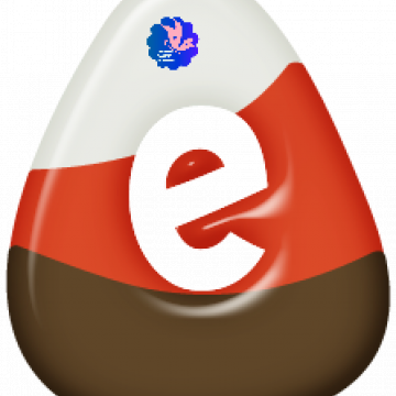 Lowercase E Candy Corn - CREATIVE MEMORIES