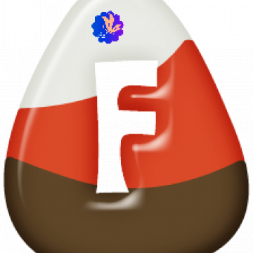 Lowercase F Candy Corn - CREATIVE MEMORIES