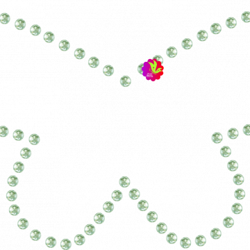 Green Butterfly Beads - CREATIVE MEMORIES