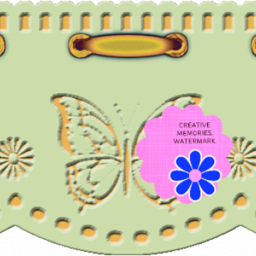 Green Lace Flowers - CREATIVE MEMORIES