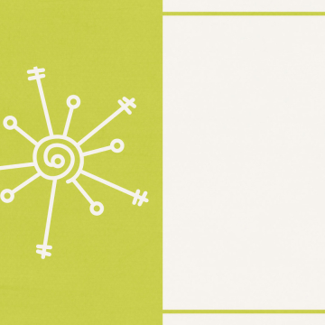 Green Snowflake Half - CREATIVE MEMORIES