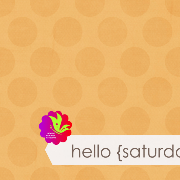 Hello Saturday. Yellow Dots - CREATIVE MEMORIES