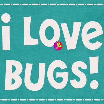 I Love Bugs. Blue - CREATIVE MEMORIES