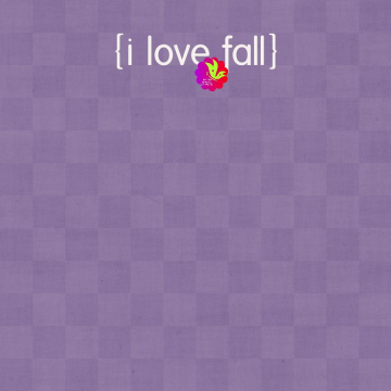 I Love Fall Purple - CREATIVE MEMORIES