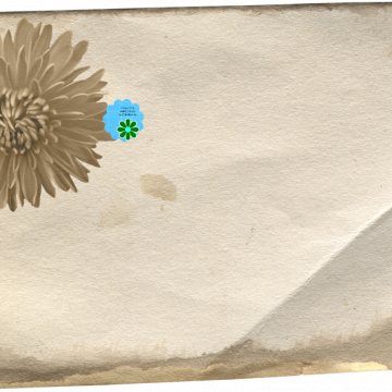 Letter With Flower - CREATIVE MEMORIES