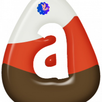 Lowercase A Candy Corn - CREATIVE MEMORIES