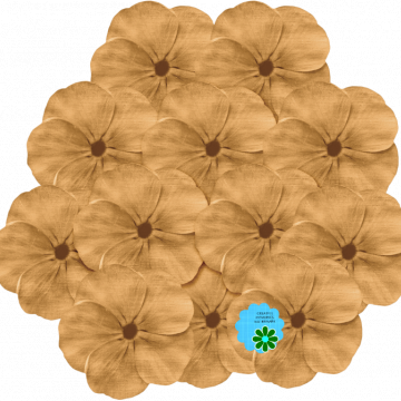 FREE PRINT | Peach Flower Cluster - CREATIVE MEMORIES