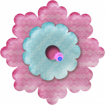 FREE PRINT | Pink Blue Flower - CREATIVE MEMORIES
