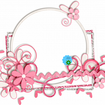 Pink Flower White - CREATIVE MEMORIES