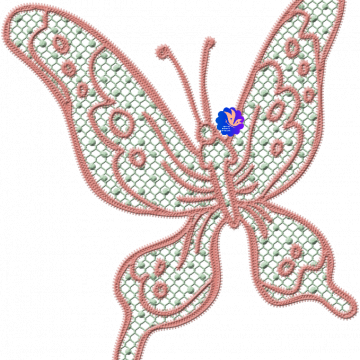 Pink Line Butterfly - CREATIVE MEMORIES