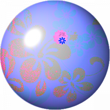 Purple Bead Pink Flower - CREATIVE MEMORIES