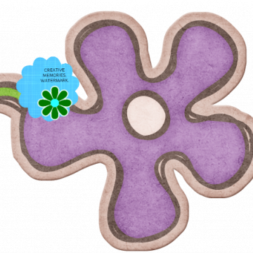 Purple Flower Green - CREATIVE MEMORIES