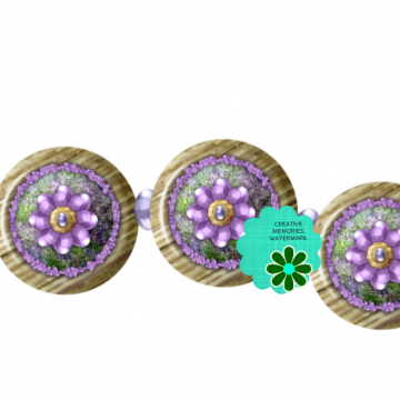 Purple Round Lines - CREATIVE MEMORIES