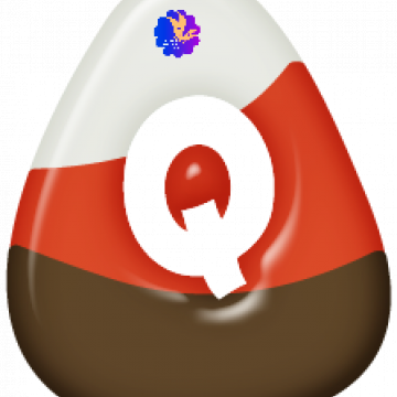 Lowercase Q Candy Corn - CREATIVE MEMORIES