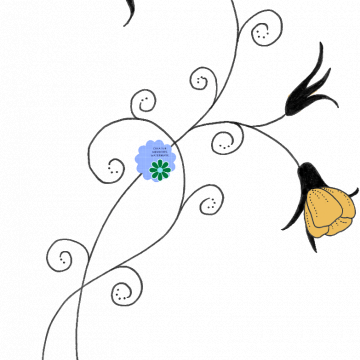 Swirl Yellow Flowers - CREATIVE MEMORIES