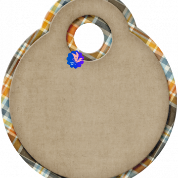 Taste Of Autumn Tag Plaid. Round - CREATIVE MEMORIES