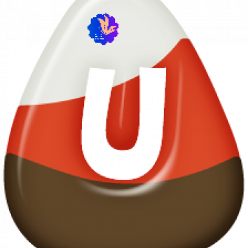 Lowercase U Candy Corn - CREATIVE MEMORIES