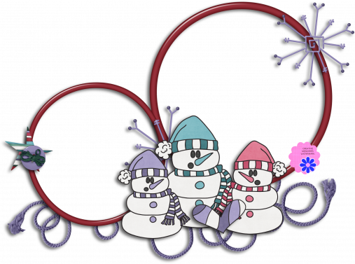 Snowman Three Circles