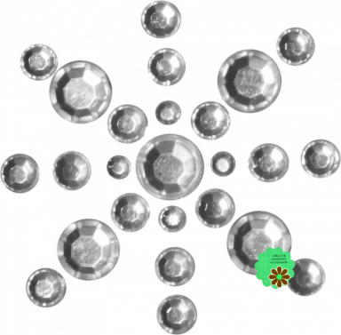 Christmas Silver Beads