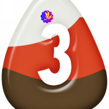 3. Three. Candy Corn