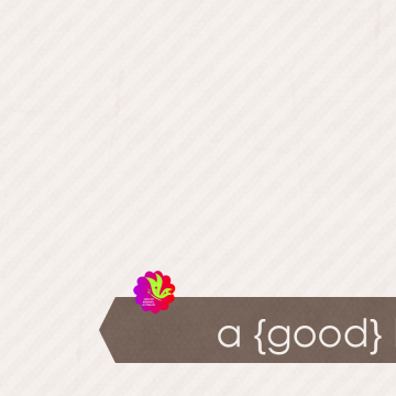 A Good Life. Brown Arrow On White